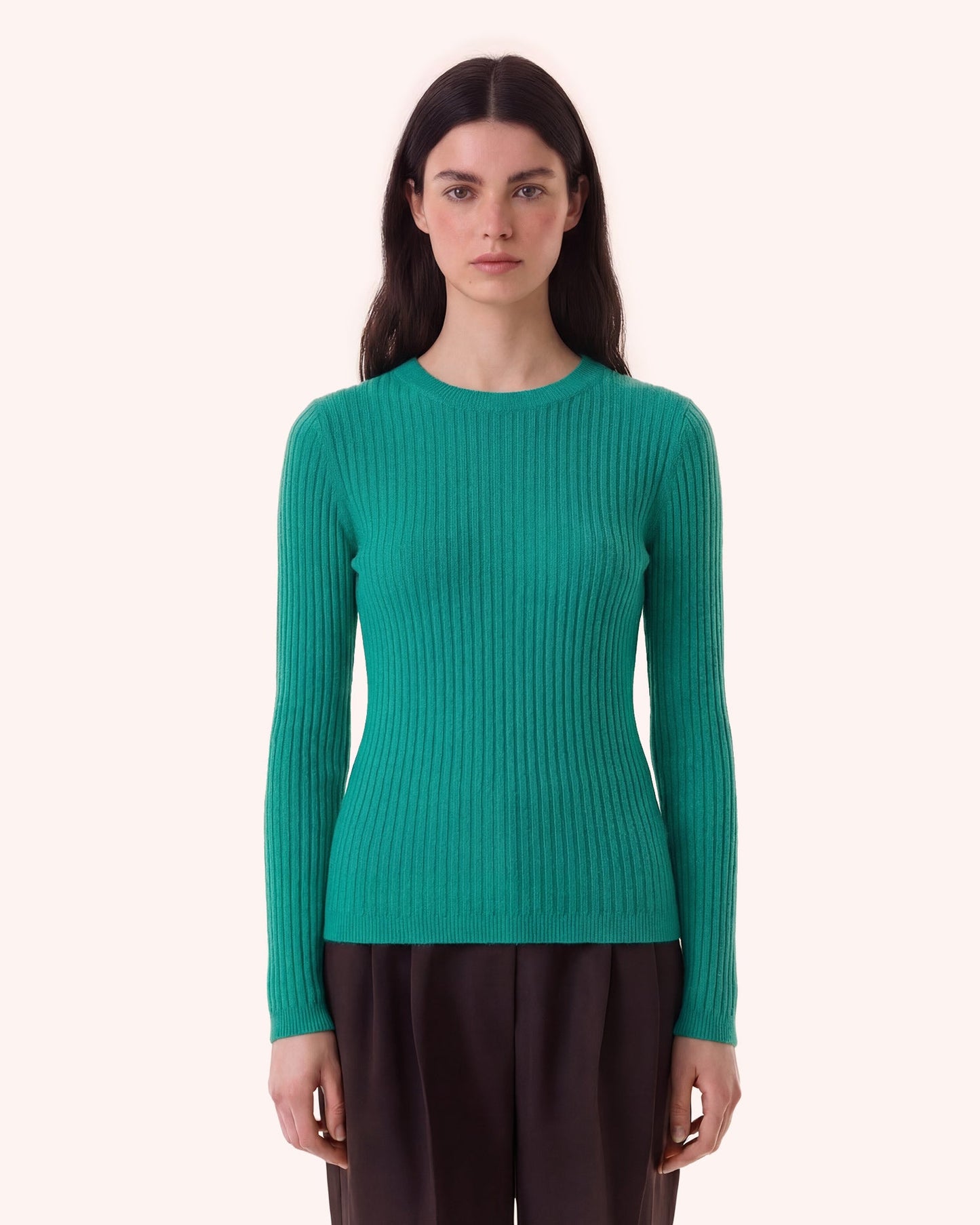 Pull bibi cachemire vert - Kujten
