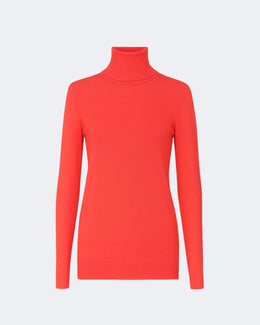 Pull en cachemire orange, rose et rouge pour femme - Kujten packshot